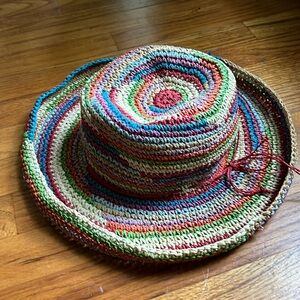 JHats colorful sun hat in EUC. One size.